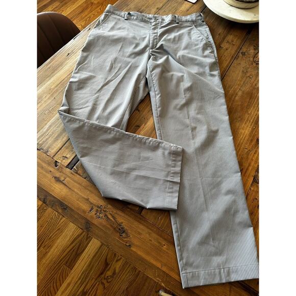 Nike Other - Nike Golf Dri Fit Pants Men’s Size 35 X 32 Striped Athletic Stretch Preppy Club